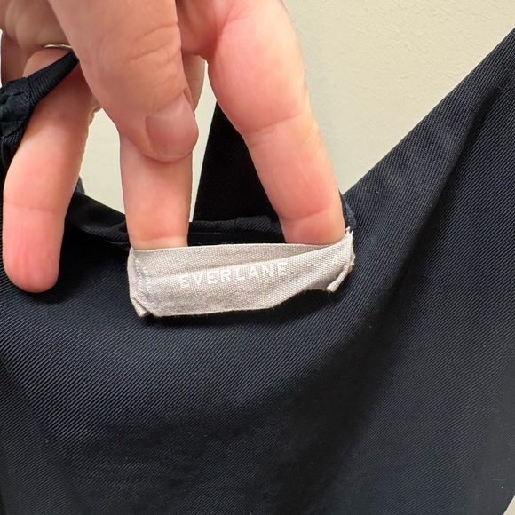 Everlane Elegant Black Slip Dress - Picture 3 of 3